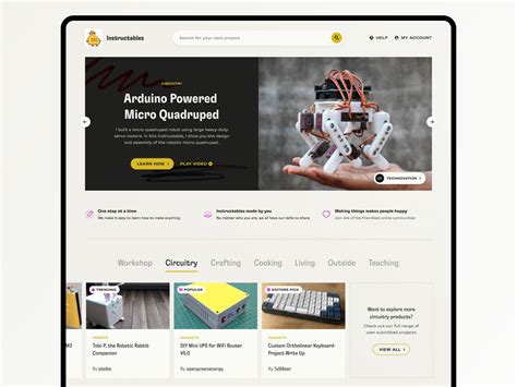 Instructables Redesign By Kieran Taylor On Dribbble