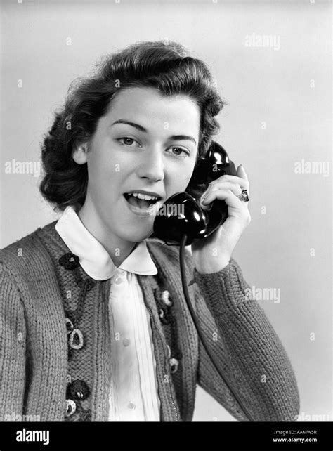 1950s Young Girl Teenager Black And White Stock Photos And Images Alamy