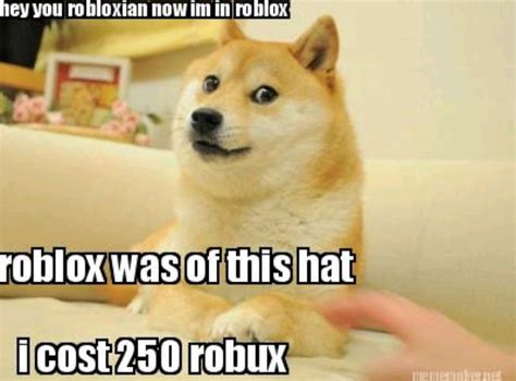 On march 15 2016 roblox announced through a blog post that tickets would be discontinued the following month claiming that the currency. Roblox Doge Hat | Hack Robux Script