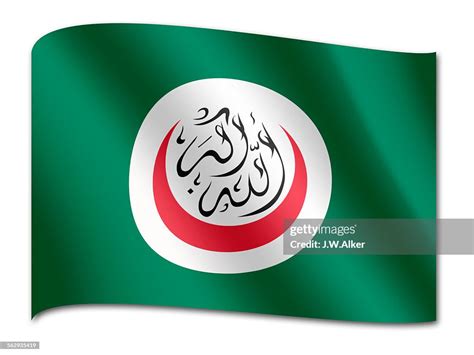 Flag Of The Organisation Of Islamic Cooperation Oic High Res Vector