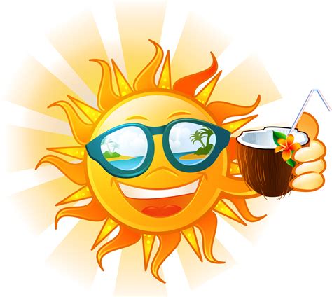Summer Health Sun,sunglasses Free Download Image Clipart - Imagenes De ...