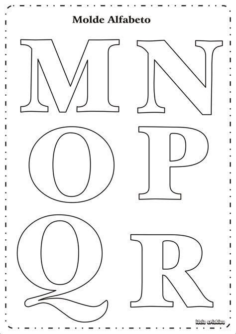 Molde De Letras Para Imprimir Alfabeto Completo Fonte Vazada