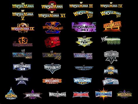 Wwe's commitment to community is consistent with our mission to provide a lasting positive impact. WWE WrestleMania Logos 1-34 by alexc0bra on DeviantArt