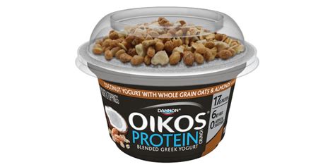 Maybe i'll make sure to purchase the brand that you suggested. DANNON® OIKOS® PROTEIN CRUNCH GREEK YOGURT COCONUT YOGURT ...
