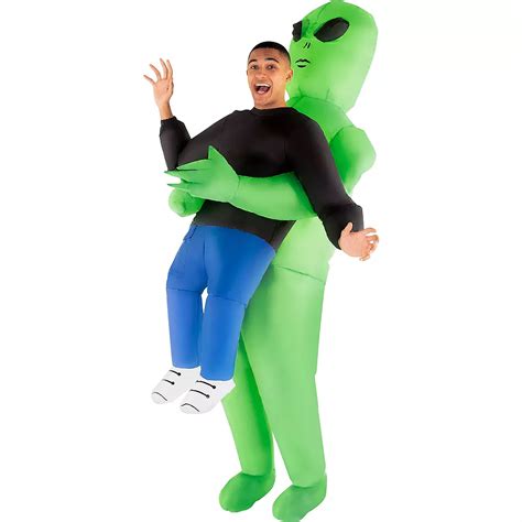 adult inflatable alien pick me up costume party city