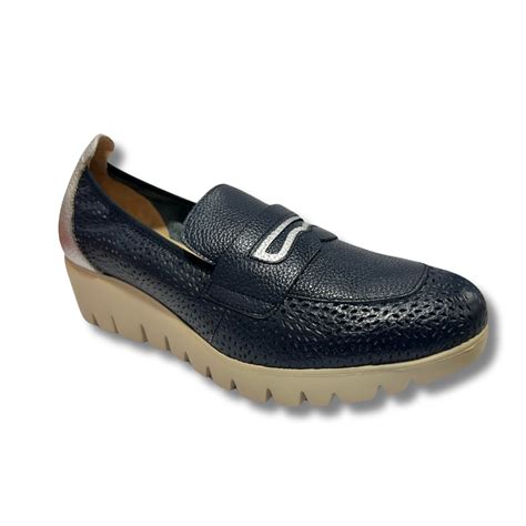 Wonders Womens Loafer C 33314 Platanavy Donaghys