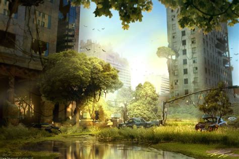 Nature Should Always Win Post Apocalyptic City Post Apocalyptic