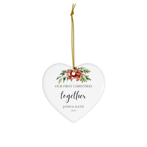 Personalized Our First Christmas Together Ornament 407 Keepsake T
