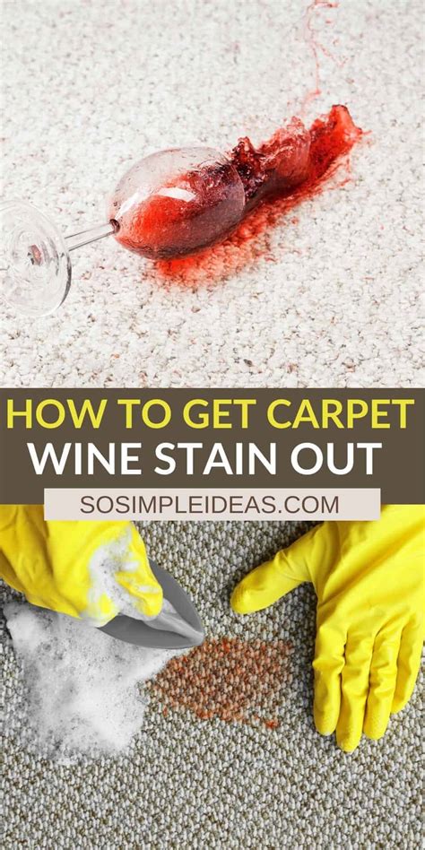 Best Way To Get Red Wine Out Of Carpet So Simple Ideas