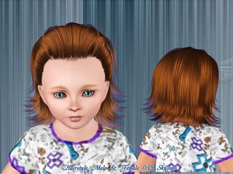 The Sims Resource Skysims Hair Toddler 035