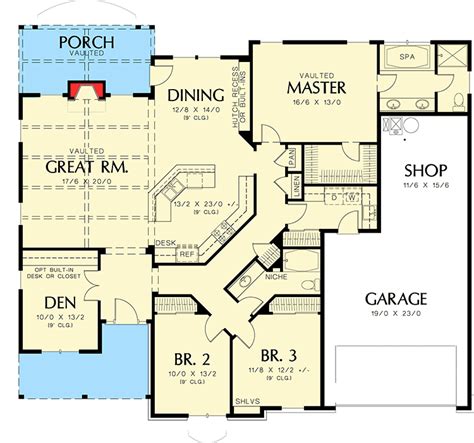 single story home plan 69022am architectural designs house plans