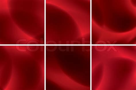 Set Of Abstract Red Neon Backgrounds Stock Vector Colourbox