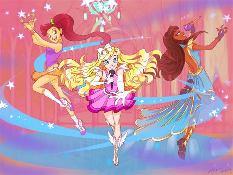 Anime Magical Girls Lolirock Iris Talia Auriana