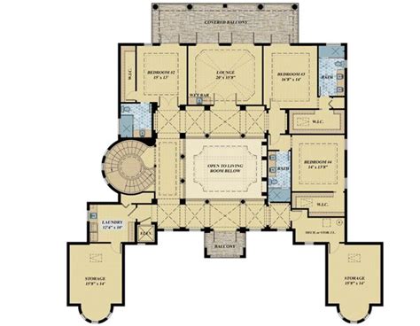 Mediterranean House Plan Filled With Luxury 31828dn Architectural