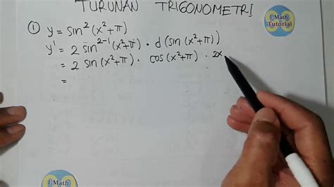 Tutorial Cara Cepat Dan Mudah Menentukan Turunan Fungsi Trigonometri