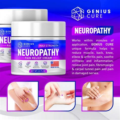 Genius Neuropathy Nerve Pain Relief Cream Smart Maximum Strength