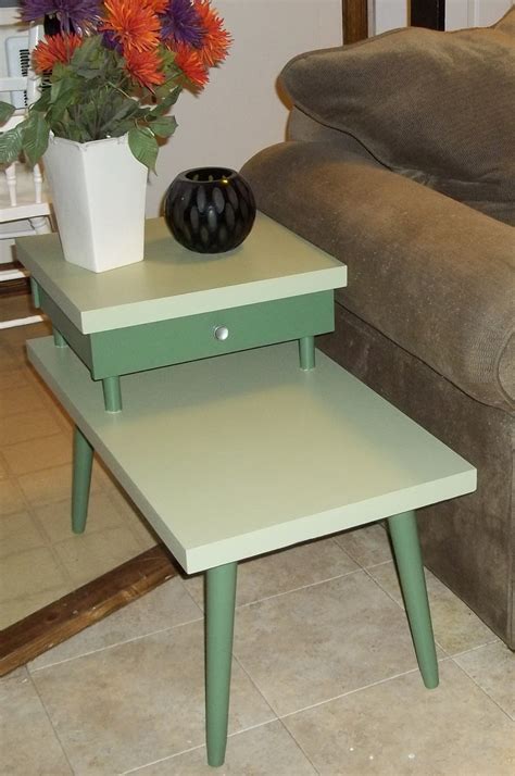 Revived And Restored Retro End Table Set