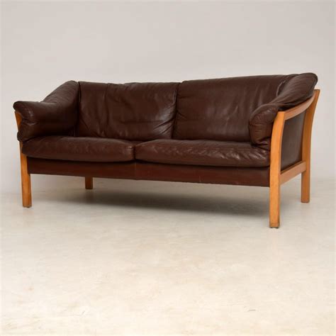 1960s Danish Vintage Leather Sofa Retrospective Interiors Vintage Furniture Second Hand