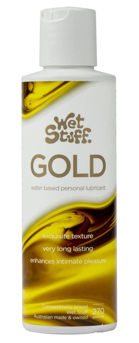 Wet Stuff Gold — Wet Stuff Australian Personal Lubricants For Sexual