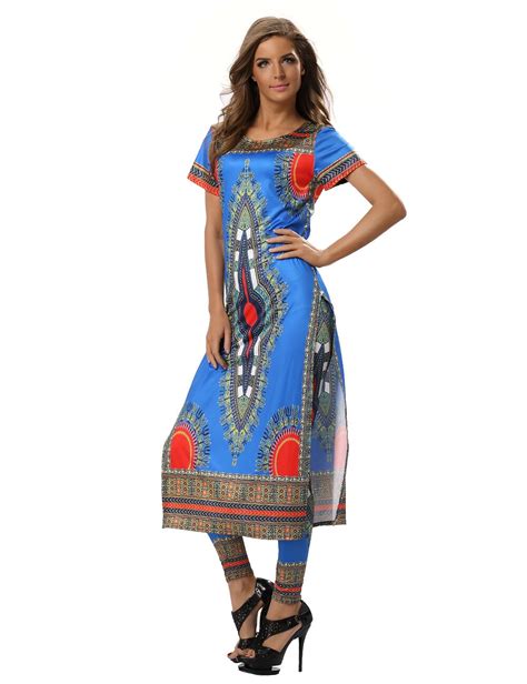 2016 African Dresses For Women Dashiki Dress Pants Print In Traditional