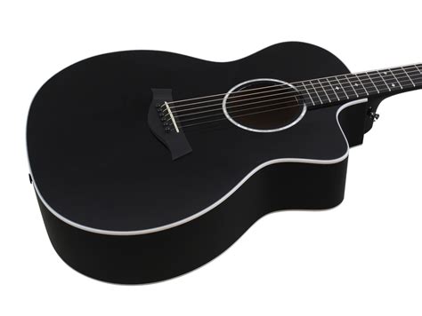 Pre Owned Taylor 2015 214ce Blk Deluxe Grand Auditorium Acoustic