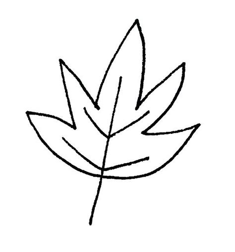 Simple Leaf Drawing Free Download On Clipartmag