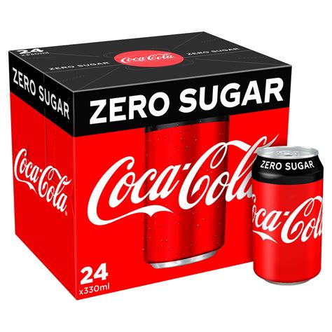 It comes in four different flavors, including cherry, vanilla, orange vanilla and original coke. Coca-Cola Zero Sugar 24 x 330ml | Canned Drinks | Iceland ...
