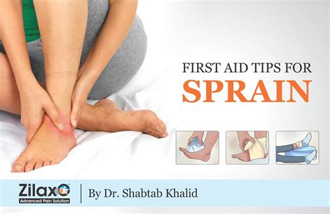 Zilaxo Advanced Pain Solution First Aid Tips For Sprain