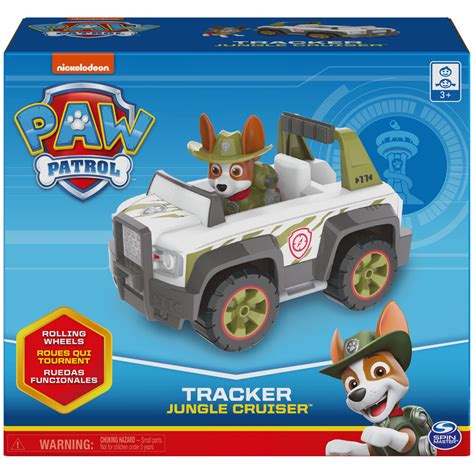 Paw Patrol Tracker Jungle Cruiser Vehicle And Figure Jeep Jungle Rescue Rare Speelgoed En