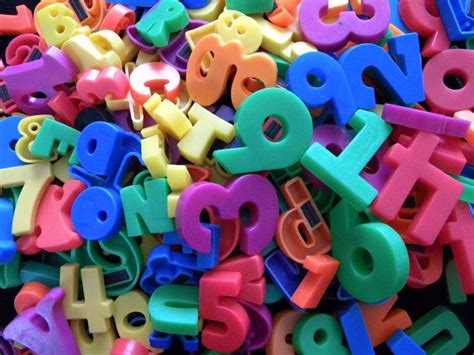 Magnetic letters and numbers, set of 78 magnetic alphabet letters, numbers. Nearly 200 Plastic Magnetic Letters and Numbers in ...