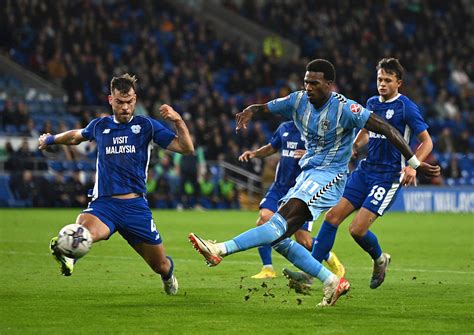 Report Cardiff City 3 2 Coventry City News Coventry City