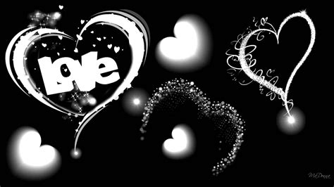 Black And White Hearts Background 28 Pictures