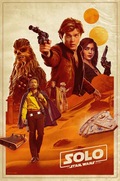The latest tweets from solo: Solo: A Star Wars Story Movie Poster by tyler-wetta on ...