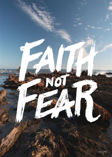 Divert us from our faith and faithful living. Choose to live by faith and not fear. -Kevin W Pearson #LDS | Faith in god, Faith, Jesus christ