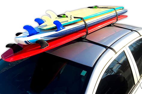 How To Install Soft Roof Racks And Strap Surfboards To A Car