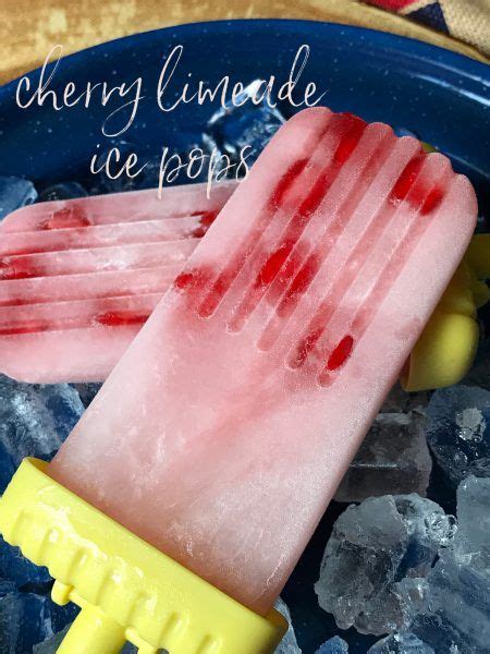 Cool Off The Summer Heat With An Easy Homemade Cherry Limeade Ice Pop