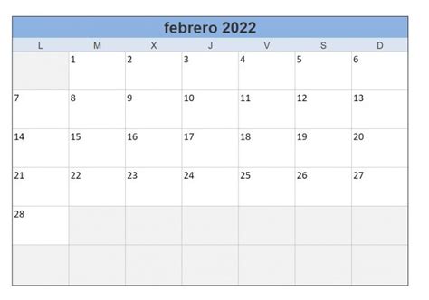 Calendario 2022 Para Imprimir Y Hacer Anotaciones Zona De Informaci N