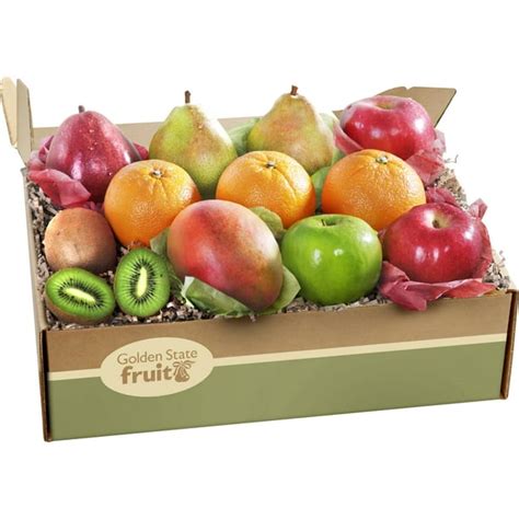 Golden State Fruit Gourmet Deluxe Collection Fruit T Box 12 Pc