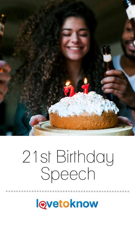 21st Birthday Speech Lovetoknow 21st Birthday Birthday Toast Birthday