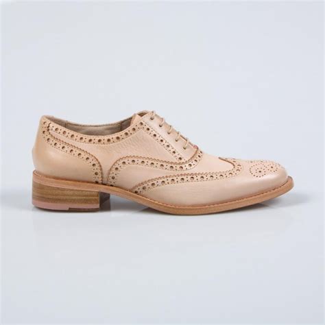 Paul Smith Dip Dyed Light Pink Leather Milena Brogues In Natural Lyst