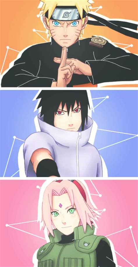 Team 7 Naruto Sasuke Sakura