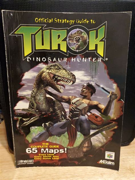 Turok Dinosaur Hunter Official Strategy Guide BradyGames N64 Acclaim