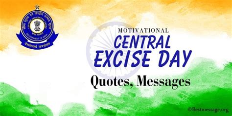 Motivational Central Excise Day Quotes Wishes Messages Wishes