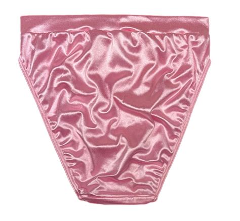 Ultra High Leg Satin Panty Pink Xl Ebay