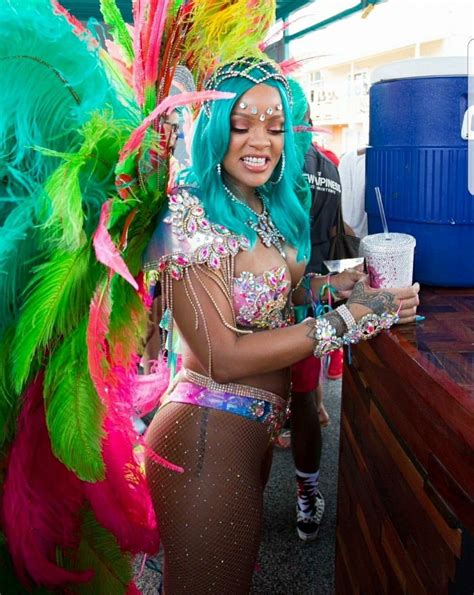 rihanna at barbados 2017 crop over festival rihanna carnival carnival outfit carribean