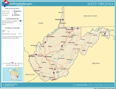 United States Geography For Kids West Virginia