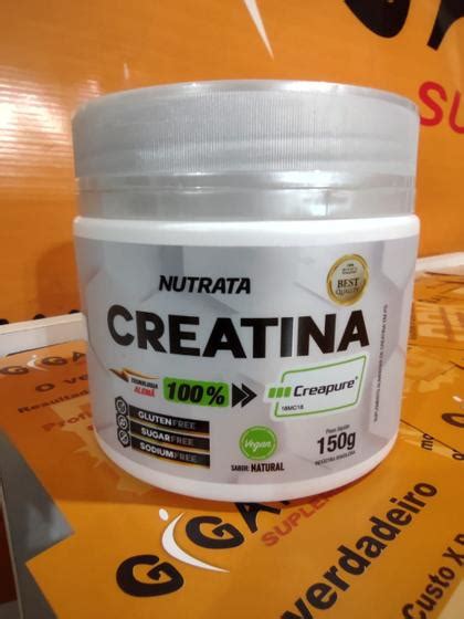 Creatina Creapure Nutrata 150g Creatina Magazine Luiza