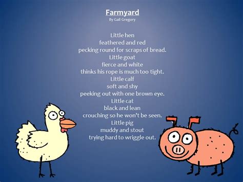 Farm Poems For Kids