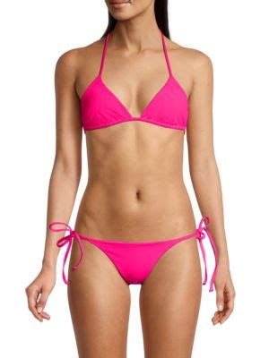 Mara Hoffman Rae Triangle Bikini Top On Sale Saks Off Th