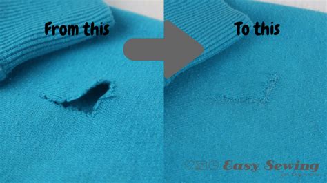 How To Mend Rips In Clothes Easy Sewing For Beginners